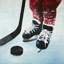 Jeune joueur de hockey - Imprimé matelassé Snow Holiday pour la décoration-952837071-952837068