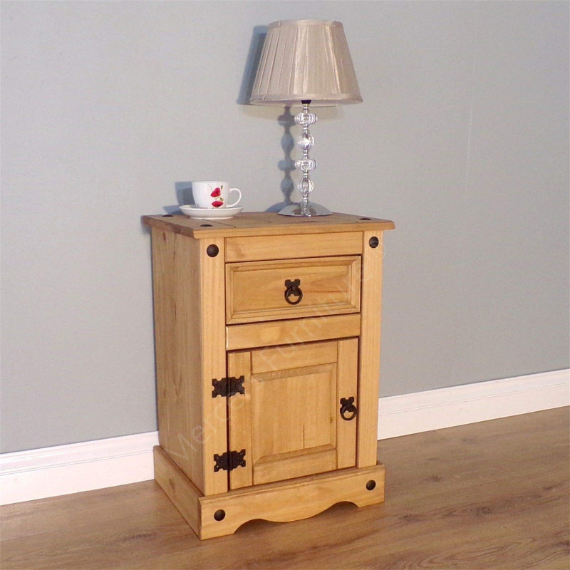 Lindgren 35cm W Solid Wood Bedside Table