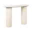 Console en marbre avec base colonne cannelée