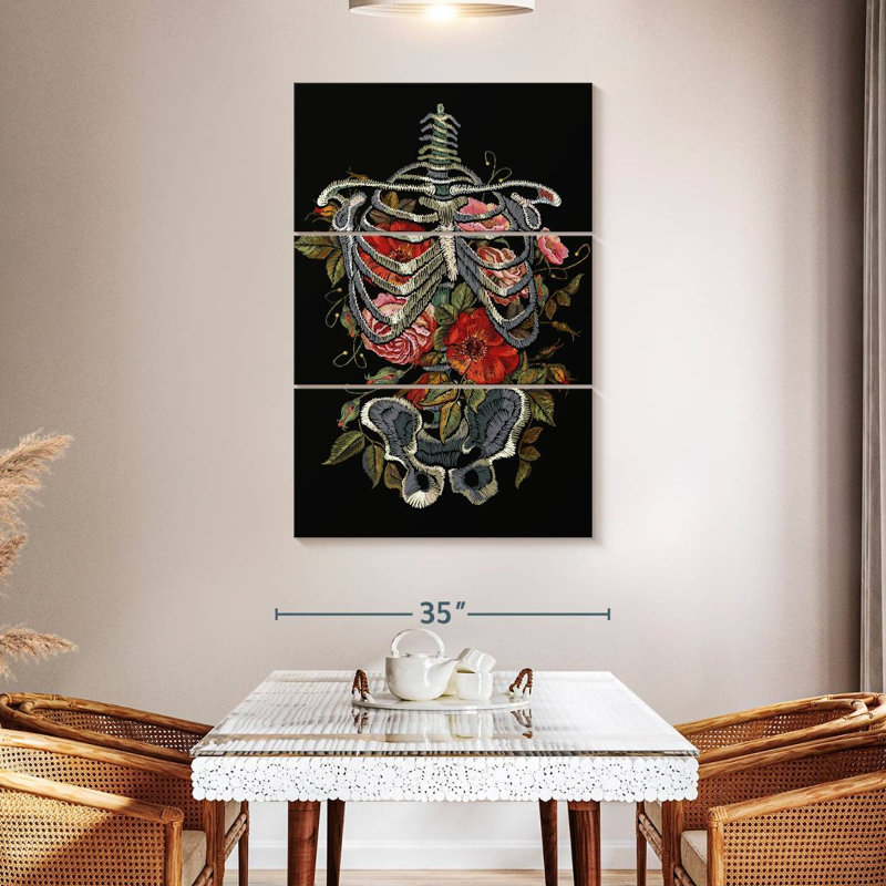 Hitzel Flowering Skeleton, 50" H x 32" W