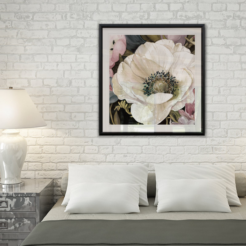 Anemone Study II - reproduction de cadre photo, H 26,5 po x l 26,5 po x P 1,5 po