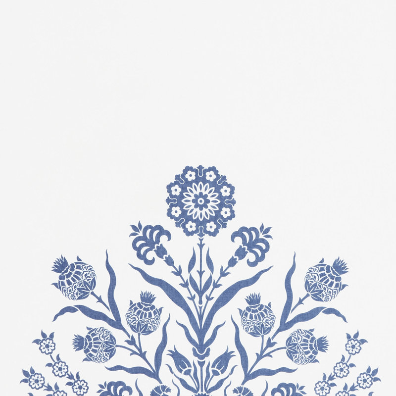 Iznik Sheer Fabric, Blue