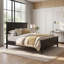 Lit plateforme avec tête de lit Granborough Mid-Century Farmhouse-1488895624-1488895670