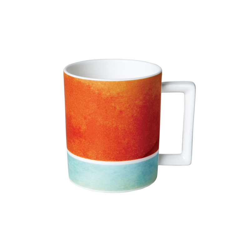 Reve Bone China Coffee Mug, Orange