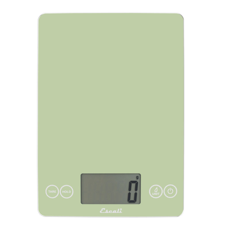 Escali® Arti Classic Glass Digital Scale, Green, Green
