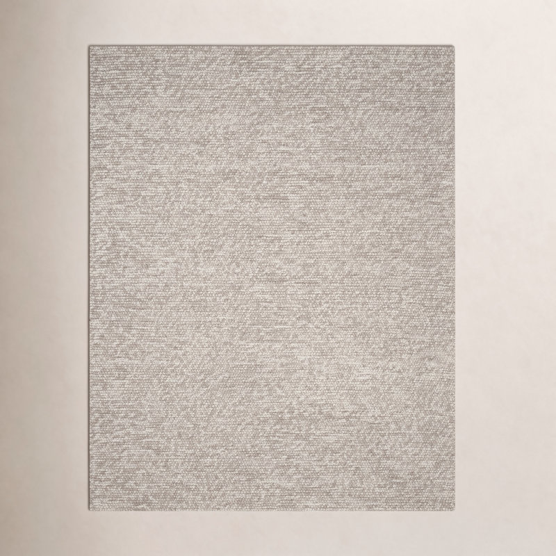 Tapis beige fait à la main Elle, Rectangle de 11 pi x 15 pi