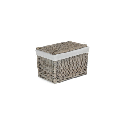 Wicker Storage Hamper Basket with Lining
