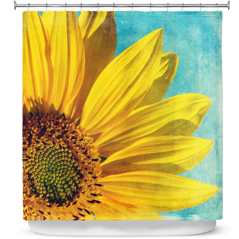 Rideau de douche simple et soleil pure