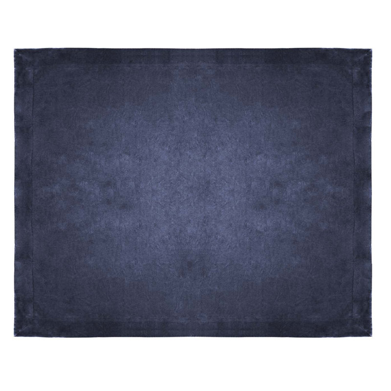 Jeté en Sherpa et micro-vison, Bleu marine