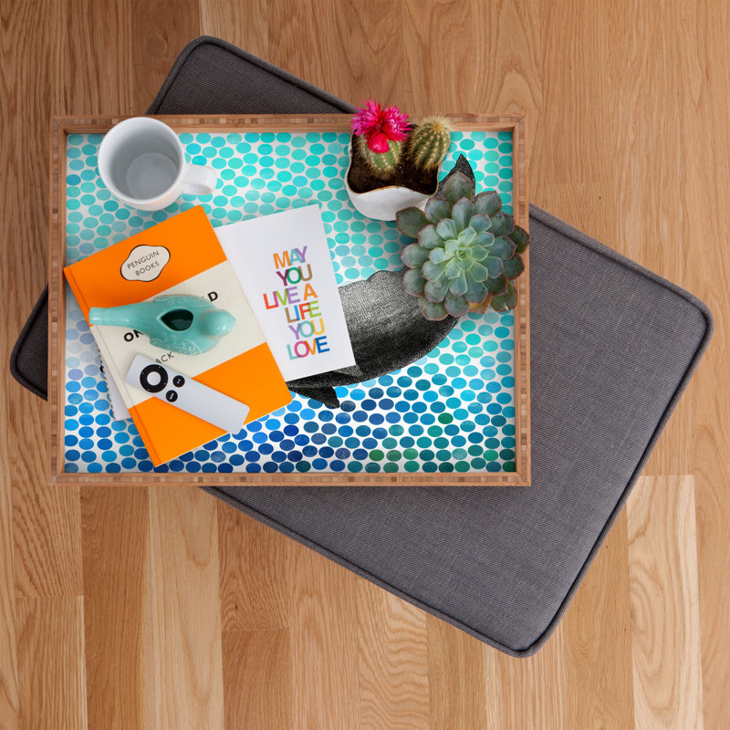Iowa Park Wood Tray, 1.75" H x 14" W x 18" D
