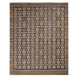 Rug & Kilim’S Scandinavian Inspired Gold Gray And Blue Wool Rug