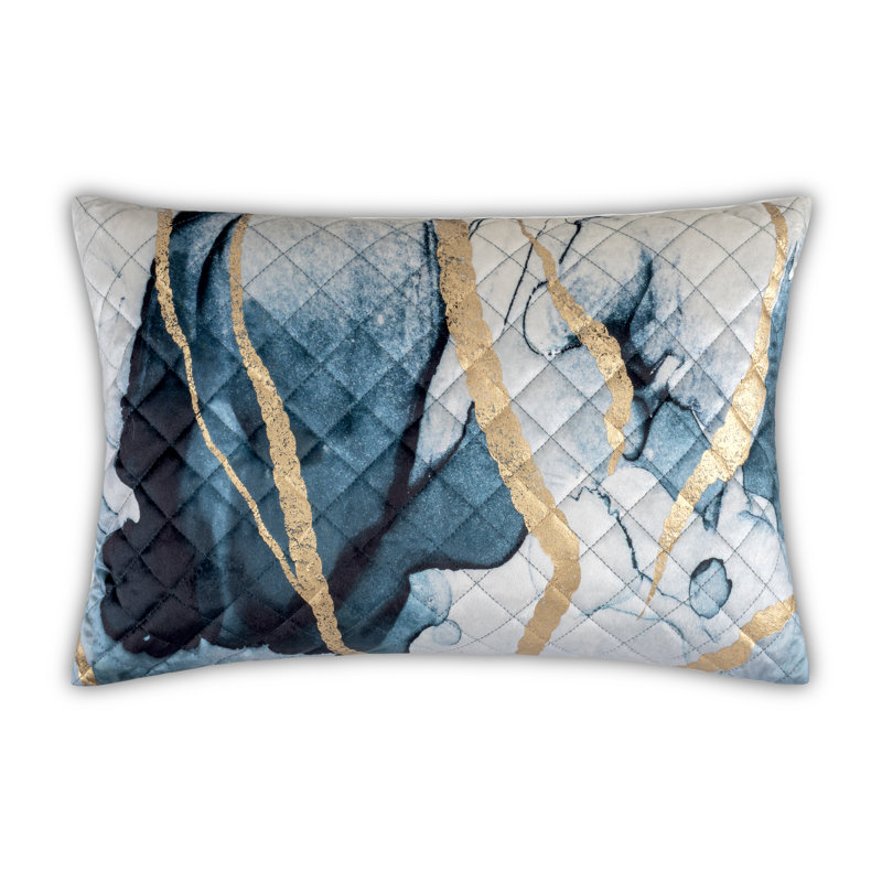 Velvet Lumbar Pillow Cover & Insert