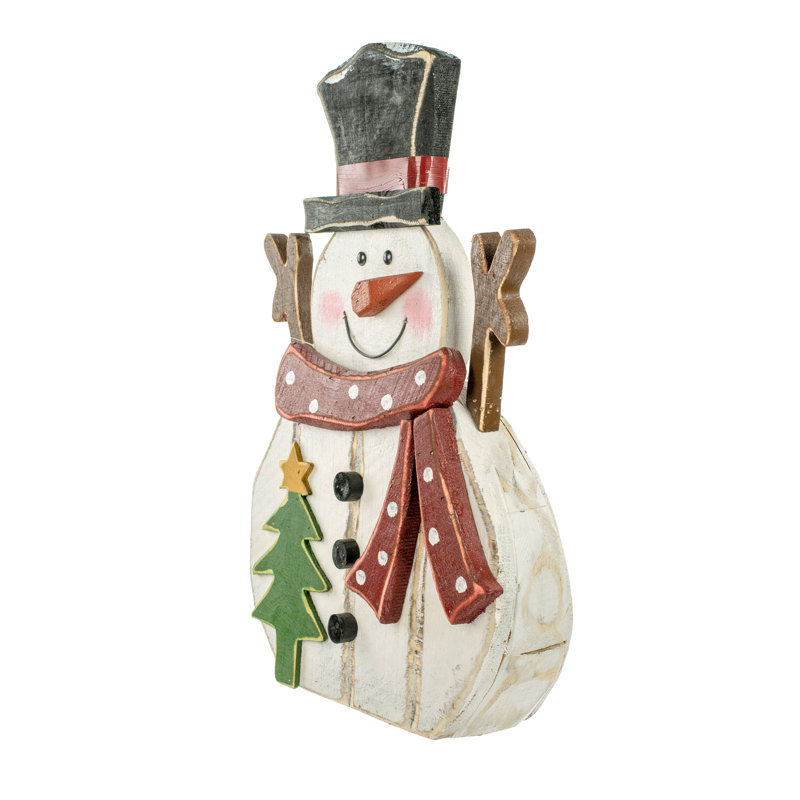 Bonhomme de neige de noël debout