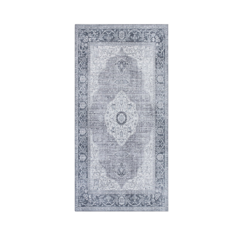 Gweltaz Constance Machine Washable Imagine Printed Chenille Rugs, Rectangle 2'8" x 4'2"