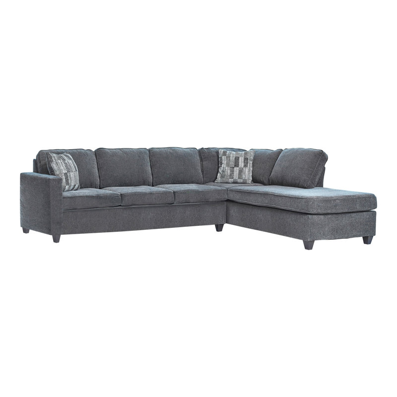 Upholstered L-Shaped Sectional Right Hand Facing