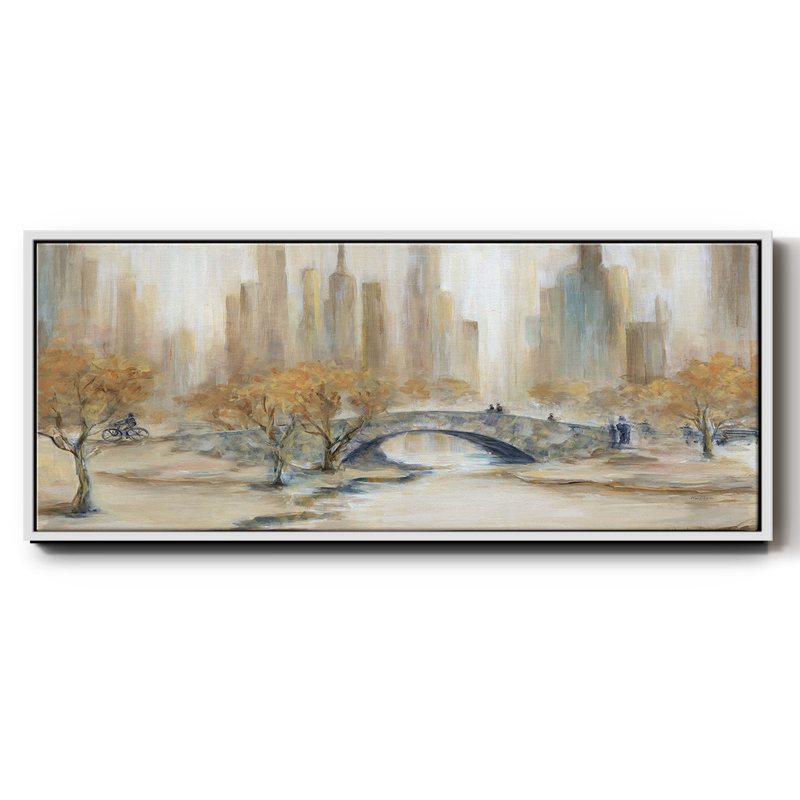 Central Park- Framed Canvas, 8" H x 20" W