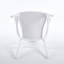 Chaise en plastique 4 pièces blanc-848473185