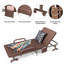 Lit simple réglable Katniss avec matelas inclus