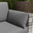 Outsunny Wicker Patio Couch, PE Rattan 3-Seat Sofa, Outdoor Furniture With Deep Seating, Cushions, Steel Frame, Gray-1869303393