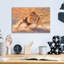  «King of the Jungle» par Delene Lambert, art mural en verre acrylique, 16 po x 12 po