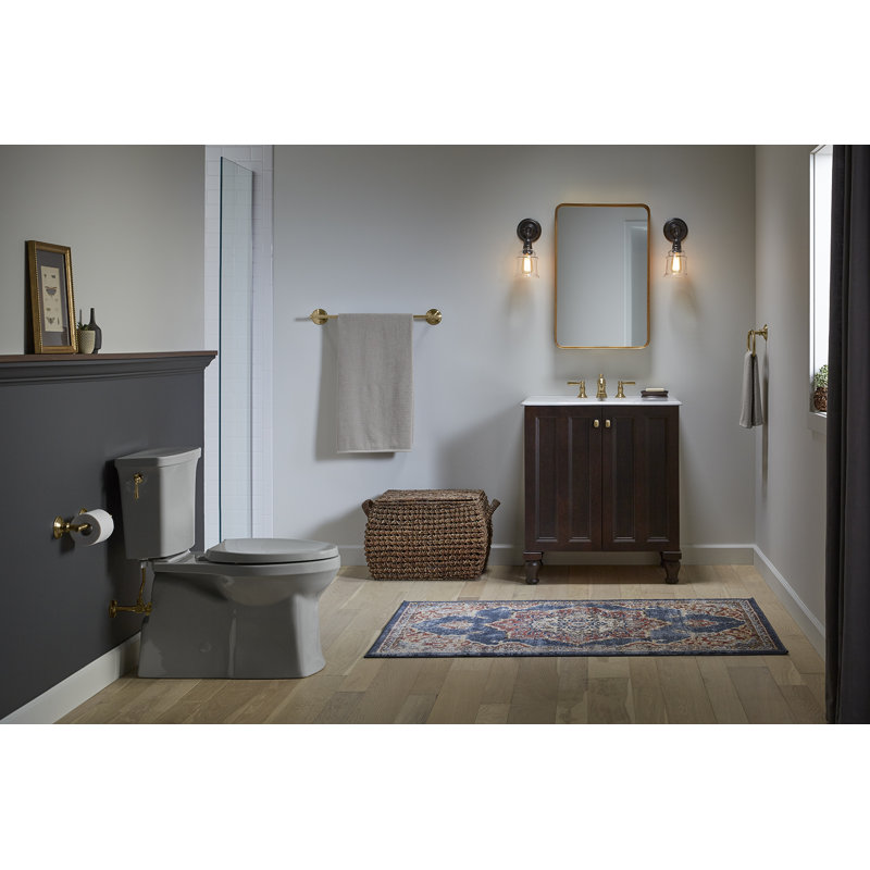 Eclectic Towel Arm, Vibrant Brushed Moderne Brass