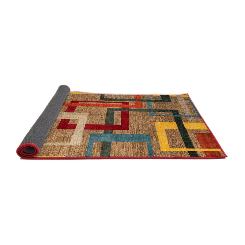Abstract Indoor Rug, Round 3'