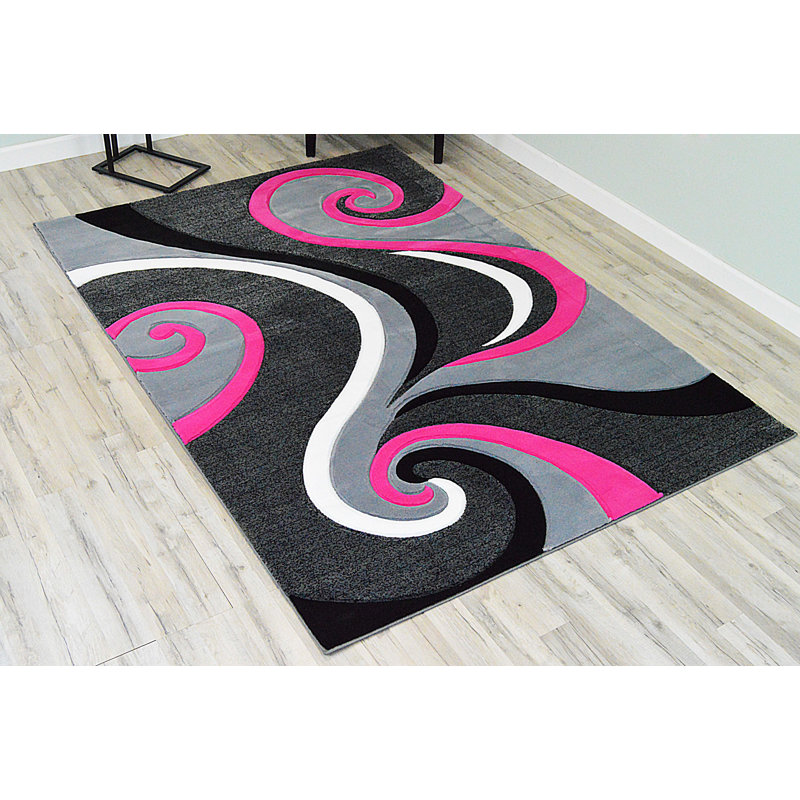 Mccampbell Performance Abstract Indoor Rug, Rectangle 10' x 13'