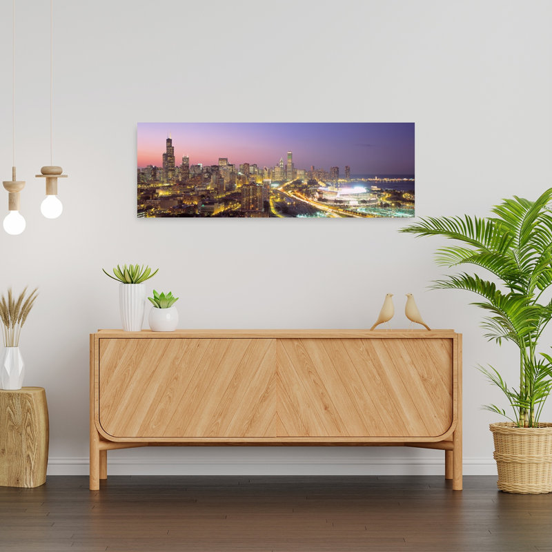 Chicago, Illinois, États-Unis, architecture contemporaine, art mural, H 12 po x l 36 po