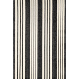 Birmingham Black Handwoven Cotton Rug