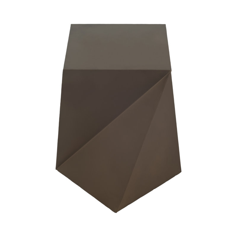 Table d'appoint en métal Modern Modern, Bronze