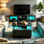 Meuble télé et table basse-133872418