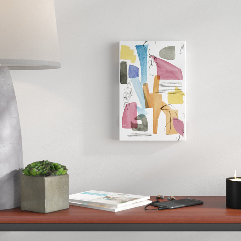 «Colors of Sound I», peinture sur toile, H 12 po x l 8 po