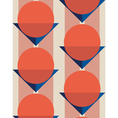 Bauhaus Geometric Wallpaper