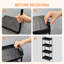 Étagère de rangement noire à 4 niveaux-980703260