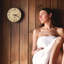 Horloge murale 9,5 "pour sauna