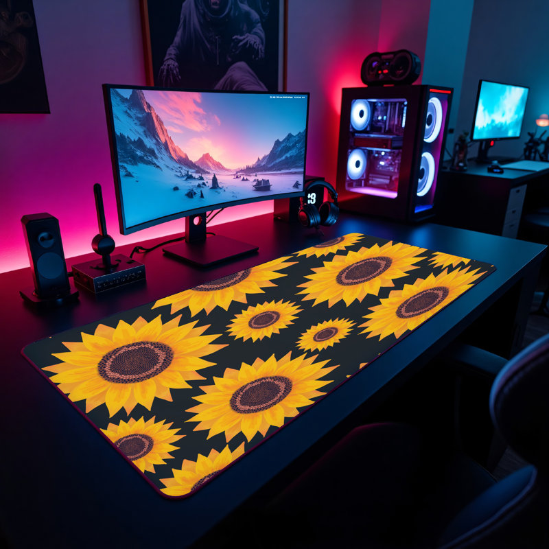 Polyester Desk Pad, 23.6x13.8