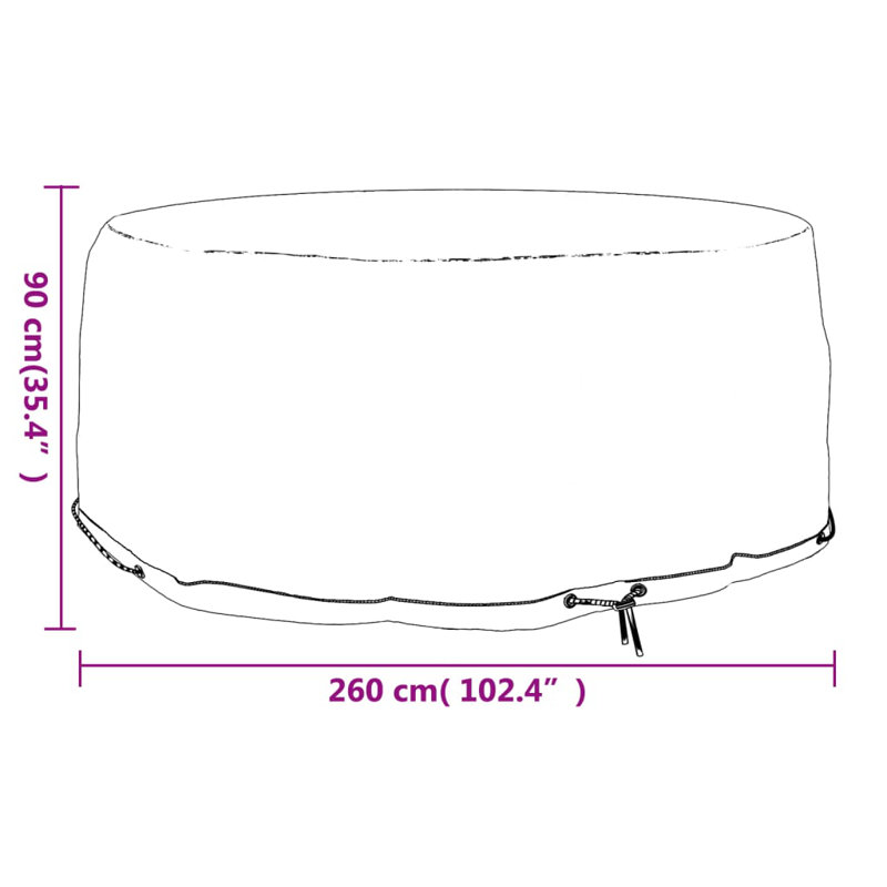 Outdoor Patio Dining Set Cover