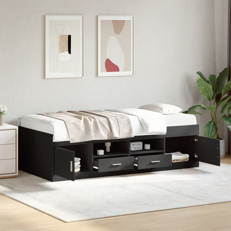 Roughton Daybed, Smoked Oak, European Single (90 x 200cm)