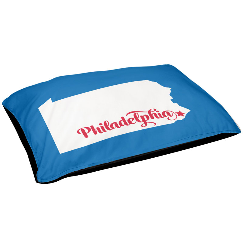 Coussin d'extérieur pour chien Home Sweet, Grand (l 50 po x P 40 po x H 7 po), Basketball, Home Sweet Outdoor Dog
