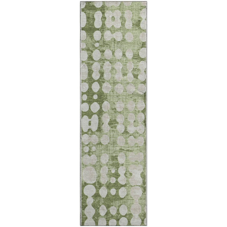 Premium Machine Washable Prisco Aloe Rug