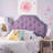 Twin Headboard In Purple With Classy Button Tufting And Nailhead Border Stylish-1365073006