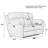 Alonii 66" Leather Match Pillow Top Arm Reclining Loveseat-50597910-50597911-116575422