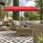 Parasol de marché rectangulaire 156 po x 78 po Taralyn-93545956