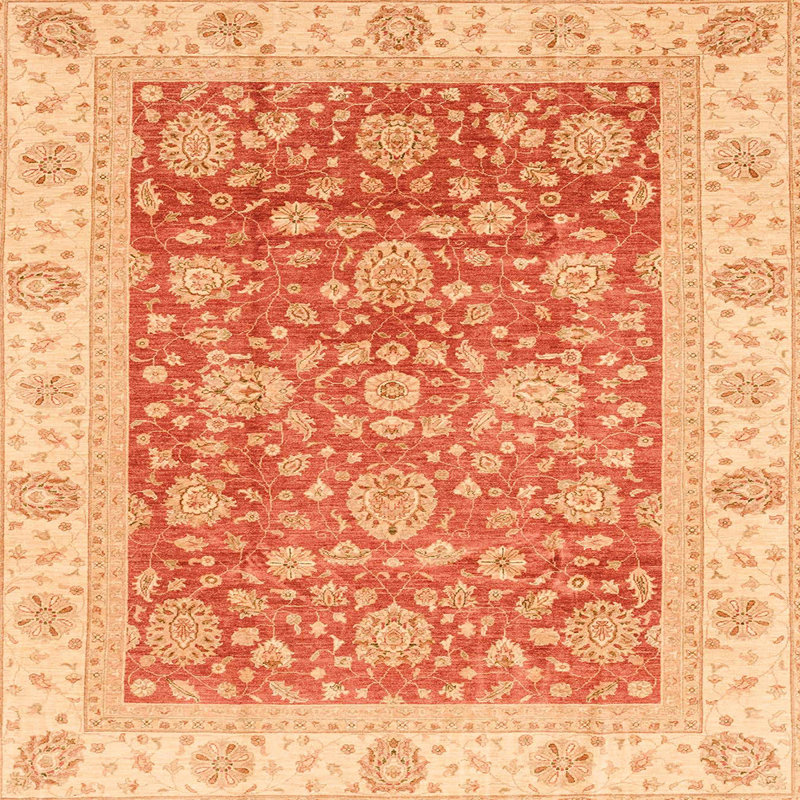 Tapis abstrait moderne 3884, Carré 5 pi