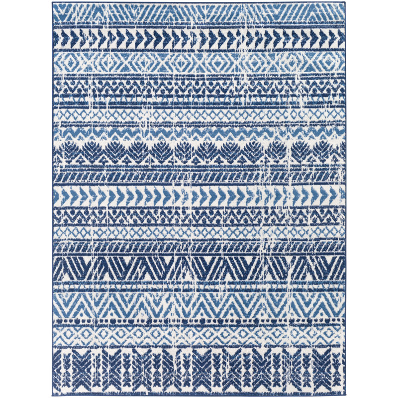 Casa Geometric Indoor Rug, Rectangle 5'3" x 7'