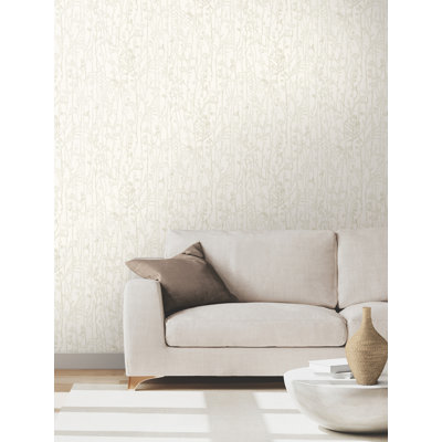 Filigree Pearl Abstract Wallpaper
