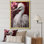 Photographie majestueuse d'un oiseau blanc