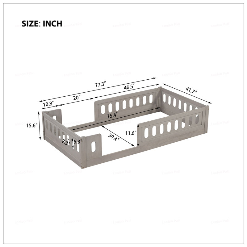 Twin  Floor Bed
