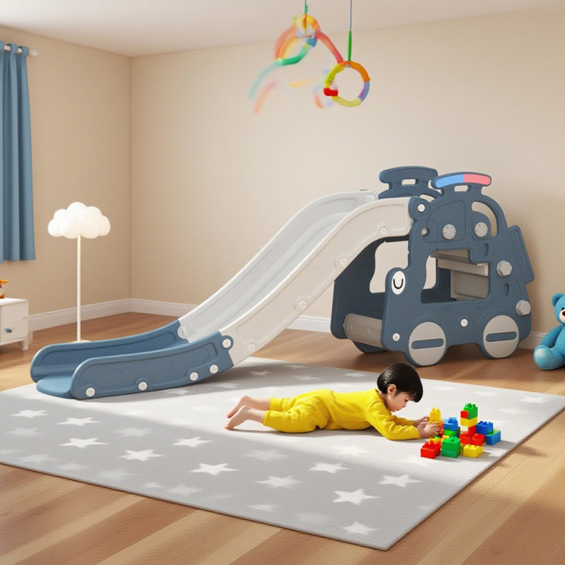 Living And Home Indoor Slide, Blue