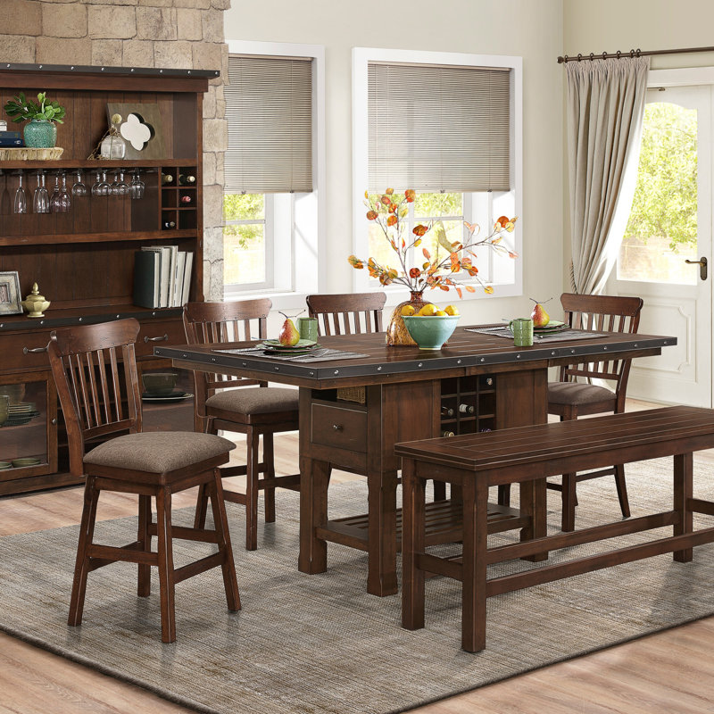 Ensemble de 2 chaises pivotantes classiques en bois avec siège rembourré pour la salle à manger et la cuisine